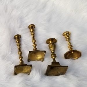 Vintage brass candlesticks